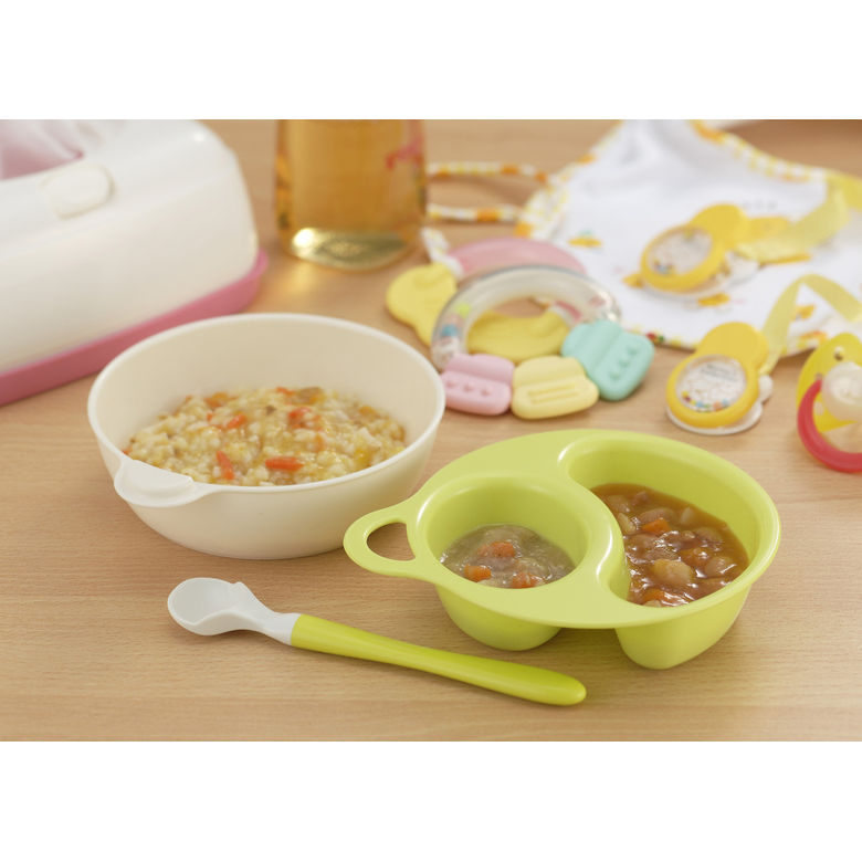 [ポイント最大15倍] 離乳食プレート グリーン