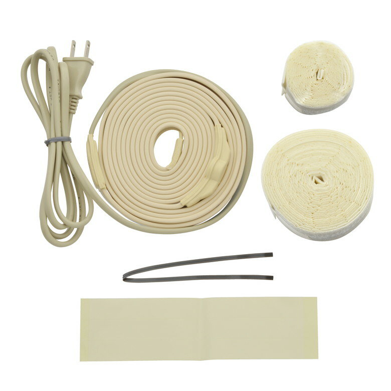 [ポイント最大15倍] 凍結防止ヒーター 3m サーモスタットつき 水道管の凍結防止 金属管用 GA-KE012 GAO..