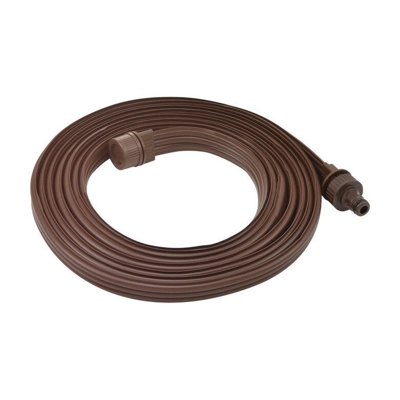 [ポイント最大15倍] GAONA 散水チューブ 5m 地表潅水 水やり 広範囲 農業 畑 芝生 庭 園芸 ホース 茶色..