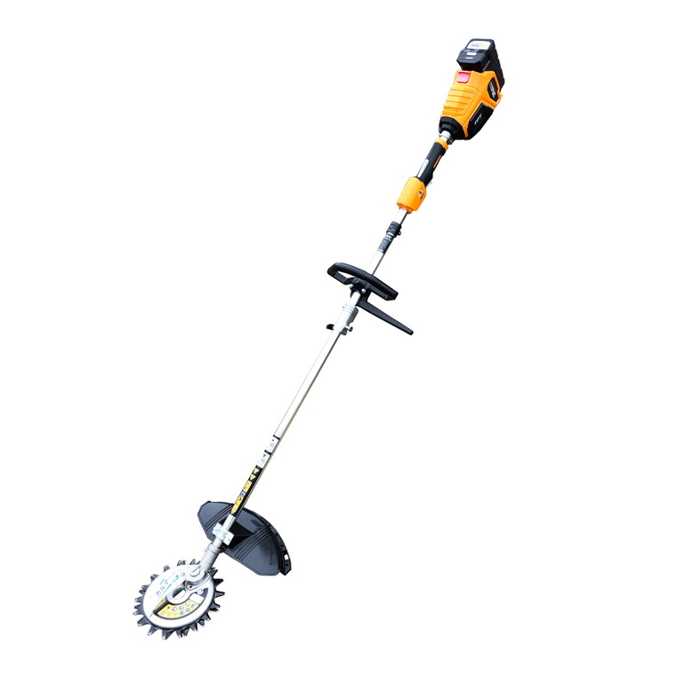 【商品情報】●スーパーカルマーとバッテリー刈払機のコンビネーションマシン。●スーパーカルマーとバッテリー刈払機のコンビネーションマシン。●800Wモータ&58Vリチウムイオンバッテリーで、パワフルな作業を実現!。●カルマーの「安全性」とバッテリー刈払機の「静音性」を両立させ、人や構造物の多い生活空間における草刈りに最適なツール。●低速回転で安全性が大幅に向上。強力なトルクの発生と、上下刃逆回転システムにより、雑草を効率的に刈り取ることが可能です。●モータ回転数を無段階(0~9500rpm)で調整できる自由度の高いシステムを採用し、作業シーンに応じて速度調整可能。●電動モーターで騒音対策に最適です。早朝・夜間作業にもオススメ!。●電源を入れてレバーを操作するだけで始動・停止が行え、簡単に使用できるので機械の操作が苦手な方も安心。●2.0Ahバッテリー付属。●サイズ(約):全長1830×全幅330×全高200mm。●質量(約):5.9kg(2.0Ahバッテリー付)。●付属品: バッテリー・充電器・肩掛けバンド・飛散保護カバー・工具セット(トルクスレンチ.その他)。[キーワード]58Vバッテリーシリーズ関連商品アイデック BBH800PCL-201 [枝打機] ポールチェンソーe...アイデック BBH800PHL-201 [高所剪定機] ポールヘッジト...アイデック BBH800SWLU-201 [雑草粉砕ブレード]スーパー...78,210円78,210円82,170円アイデック BBH800SWLL-201 [雑草粉砕ブレード]スーパー...アイデック ASK-H25A スーパーカルマーセット 両手ハンドル (...キンボシ 手動芝刈機 GCX-2500L クラシックモアーラグジュアリ...82,170円81,180円76,650円アイデック BBH800SWLL-401 [雑草粉砕ブレード]スーパー...アイデック BBH800SWSU-401 [雑草粉砕ブレード]スーパー...アイデック BHT600-201 [剪定機] ヘッジトリマーelex...93,060円91,080円54,450円