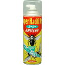 エントリーで3月中ポイント10倍／蜂 ハチ 巣 駆除 撃退 退治 スプレー スーパーハチジェット 480ml 窓 サッシ ベランダ 軒下 軒天 屋根 雨どい 雨樋 シャッター イカリ消毒