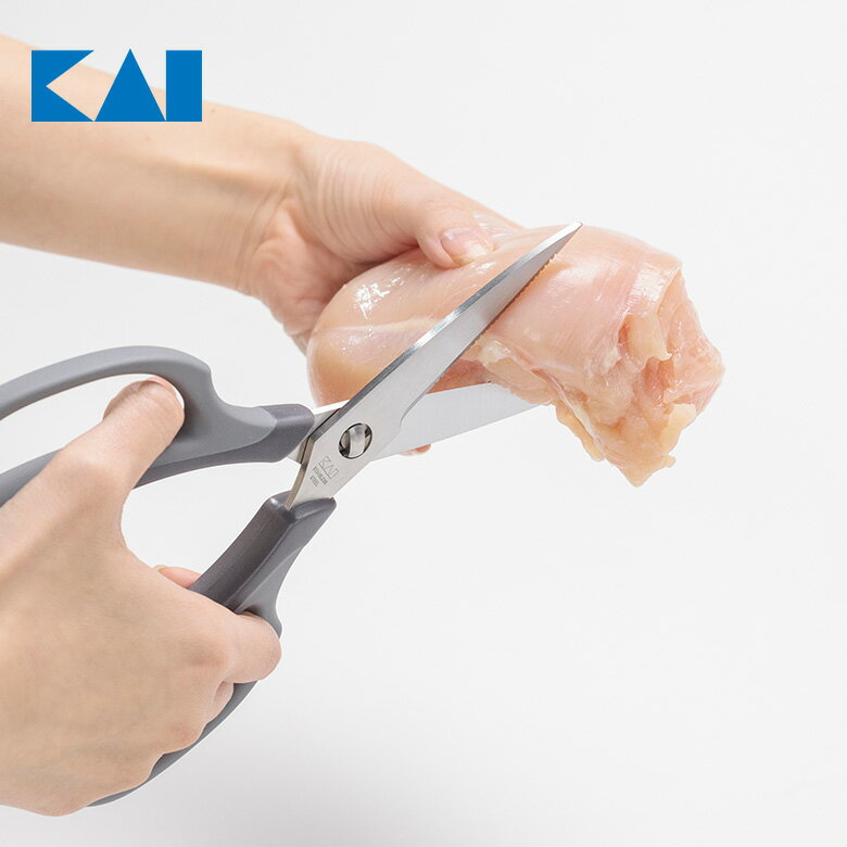 [ポイント最大15倍] Kai Kitchen ソフトグリップキッチンバサミ 食洗機 分解 キッチンばさみ キッチン..