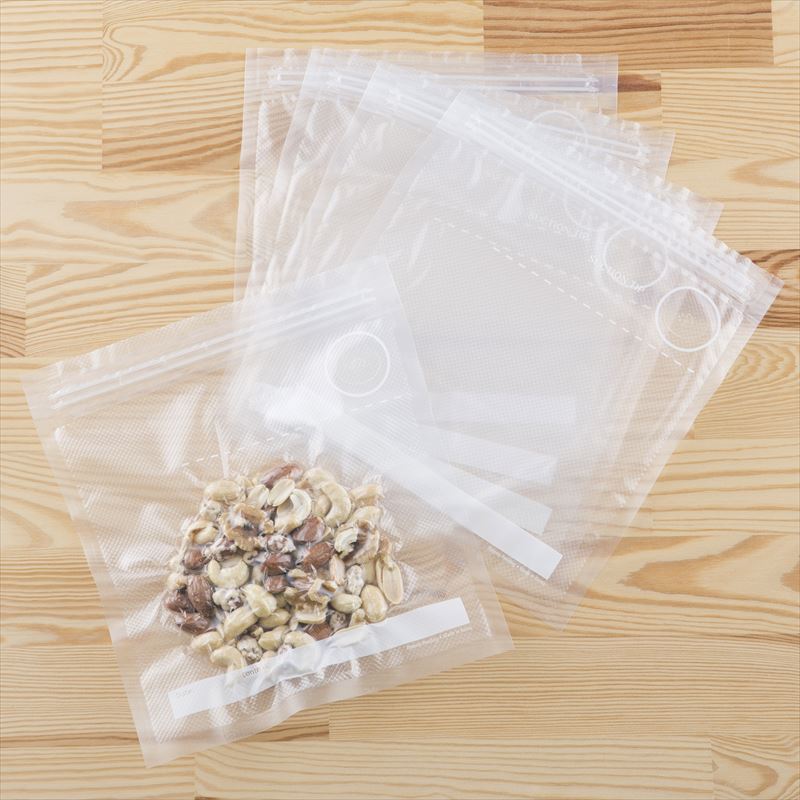 貝印 真空保存袋Sサイズ 5枚入 DH2067 キッチン用品 料理 クッキング 調理器具 便利用品 plantz-10082143 ものうりばPlantz サンプル画像2