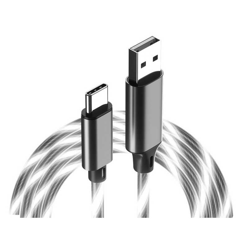 Type-C USB充電ケーブル 1.2m A-C ホワイト カーチャージャー シガーソケット充電器 スマホ充電器 カー用品 カシムラ(Kashuimura)