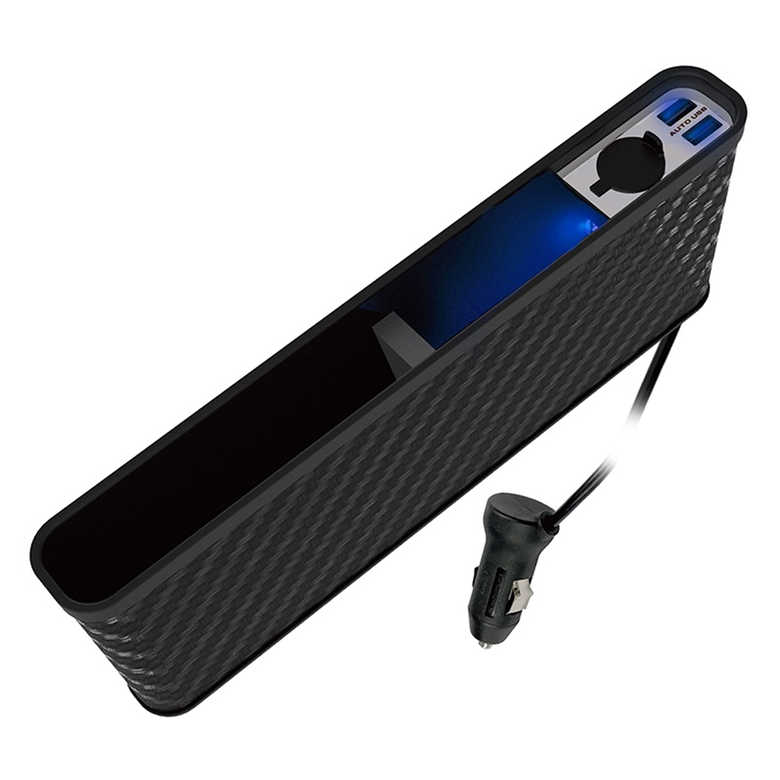 サイドポケットDC充電器 /2USB4.8A カーチャージャー シガーソケット充電器 スマホ充電器 カー用品 カシムラ(Kashuimura)