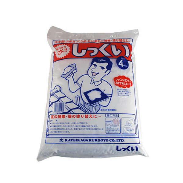 家庭化学工業 しっくい ホワイト 4kg