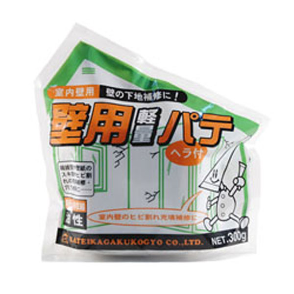 [ポイント最大15倍] 家庭化学工業 壁用軽量パテ 300g | 補修材 リフォーム リノベーション リメイク DIY 壁 補修剤 壁材 外壁 壁紙 家 自宅 天井 日曜大工 部屋 リビング ダイニング キッチン 修理 模様替え リペア ペイント フローリング 壁穴 エアコン 大工