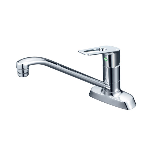 [9月エントリーでP10倍!] 水栓 流し台混合栓 eレバー KM5081TR2EC KVK