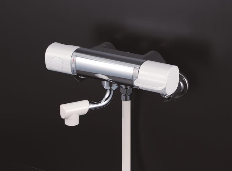 [10月エントリーでP10倍!] 水栓 サーモシャワー 最高温度規制 FTB100KKCPF8 KVK