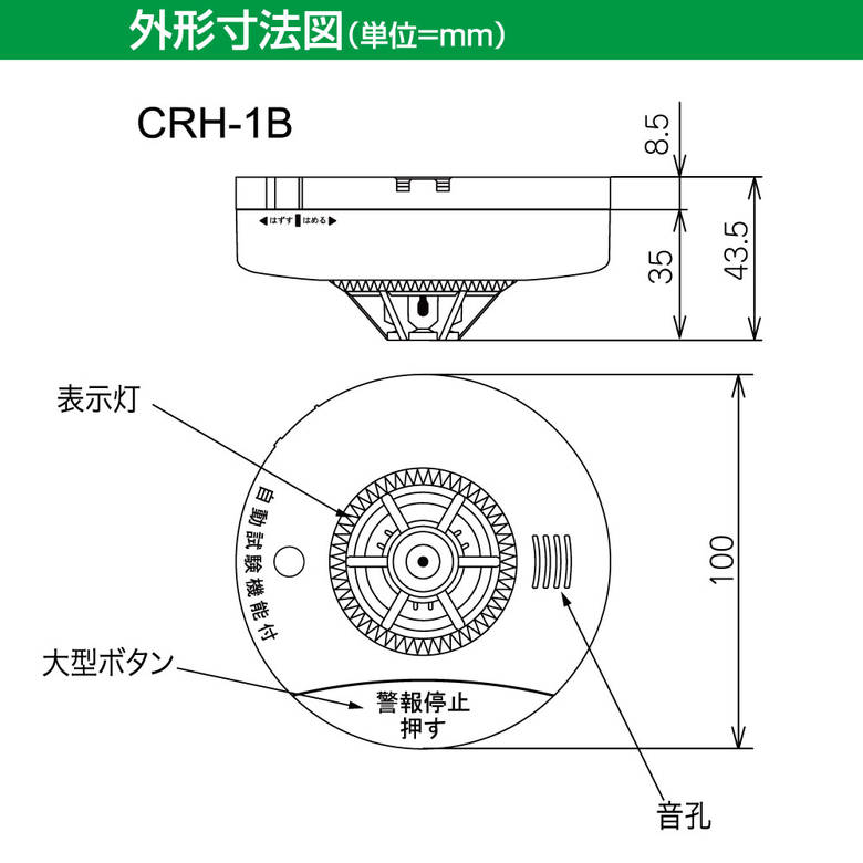 住宅用 火災警報器 熱式 ねつタンちゃん 音声タイプ 10年 電池式 | Nittan ニッタン | 防火 防災 消防 家庭 地震 火事 火災 感知器 警報機 アラート 報知器 不審火 自宅 業務用 住宅用 一軒家 消防法 台所 寝室 住警器 火災報知器 新居 引越し 敬老の日 お祝い plantz-10197991 ものうりばPlantz サンプル画像3