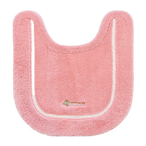 [ポイント最大15倍] コムフォルタ6 58×55cm トイレマット ピンク トイレ マット シンプル 丸み ふっく..