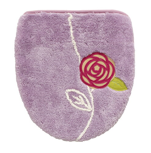 [エントリーでP10倍!] エトフ トリア ドレニモフタカバー ピンク トイレ 蓋 カバー フタ シンプル 吸着シート 洗濯 洗える オカ