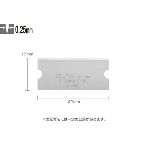 OLFA オルファ XBGSCR-SS GスクレーパーSlim替刃ステンレス 6枚入