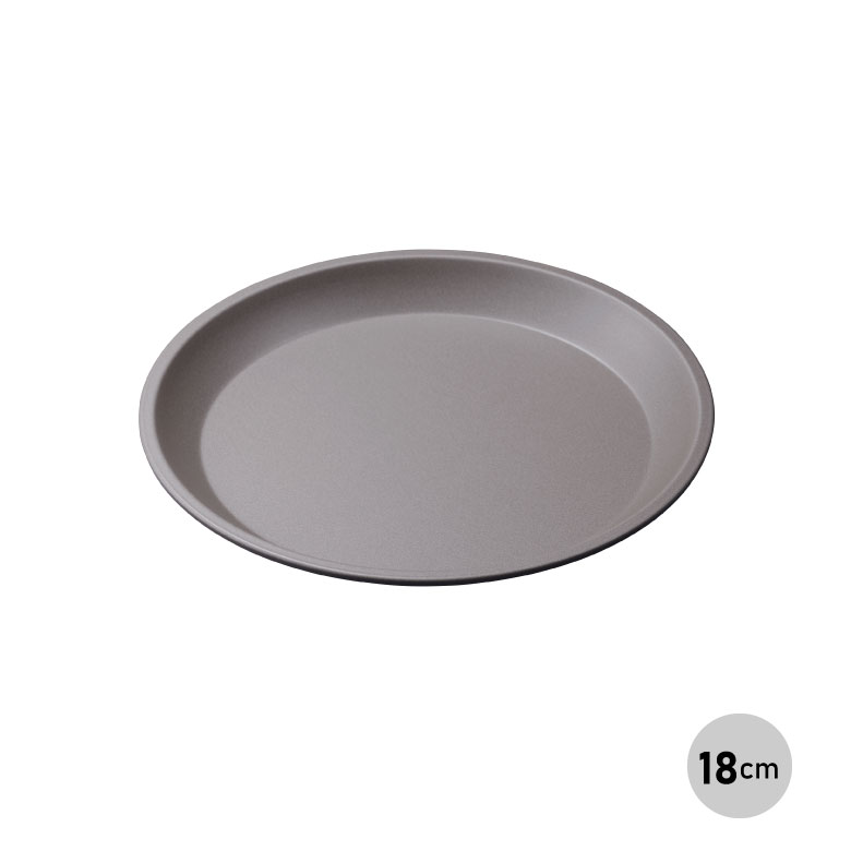 霜鳥製作所 D-022 ブラックフィギュア パイ皿 （浅） 18cm テフロン 1