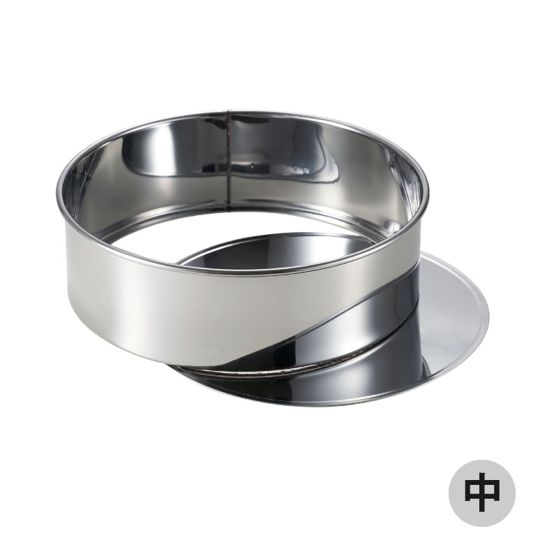 [1/31までエントリーでP10倍]霜鳥製作所 #142 デコレーションケーキ型 中 ステンレス