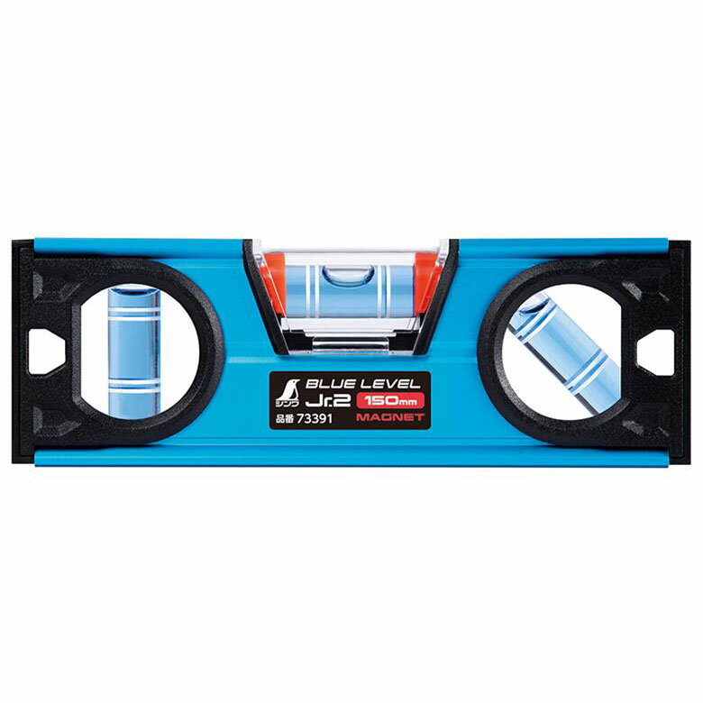 [ポイント最大15倍] ブルーレベル Jr. 2 150mmマグネット付 #73391 シンワ測定