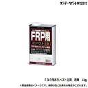 船 船舶 ボート デッキ バンパー FRP 樹脂 ガラス繊維 補修 サンデーペイント FRP用ポリベスト主剤 クリア 透明 1kg