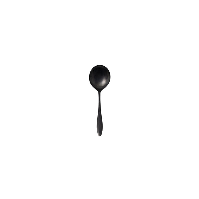 [エントリーでP+5倍] テーエム 96(KURO) スープスプーンつやつや | カトラリー 食器 ギフト プレゼント スプーン おしゃれ 高級 KURO 黒 テーエム 黒染め キャンプ 普段使い 内祝い カトラリー 食器 ギフト プレゼント スプーン おしゃれ 高級 KURO