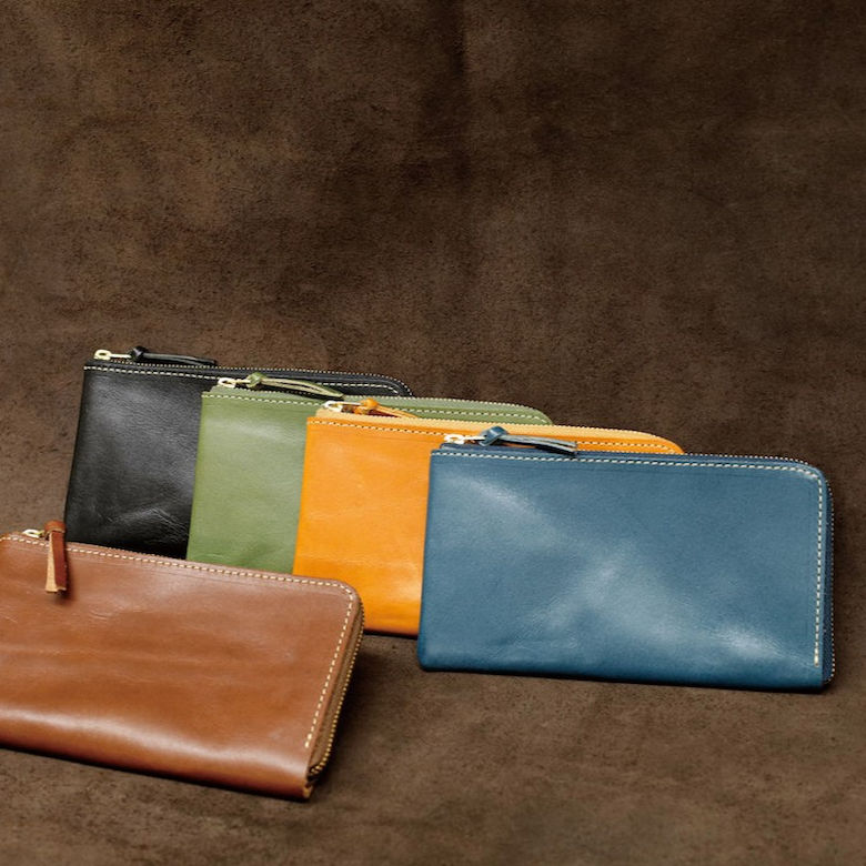 B, C, D, G, J, L, S, T, Z - SLOWER PEBBLE ぺブル ロングスリムウォレット ゲイザー [BLACK][BROWN][CAMEL][GREEN][NAVY] 日本製 財布 ウォレット TRI