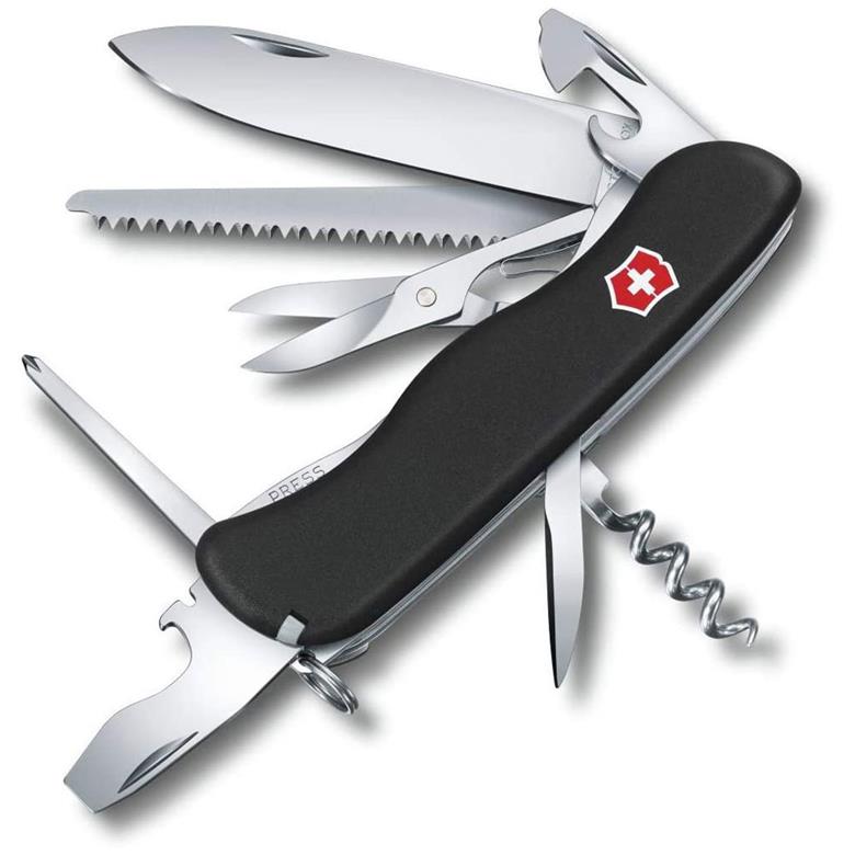 防災グッズ 日本正規品 Victorinox ビクトリノックス アウトライダー ブラック 0.851 ...