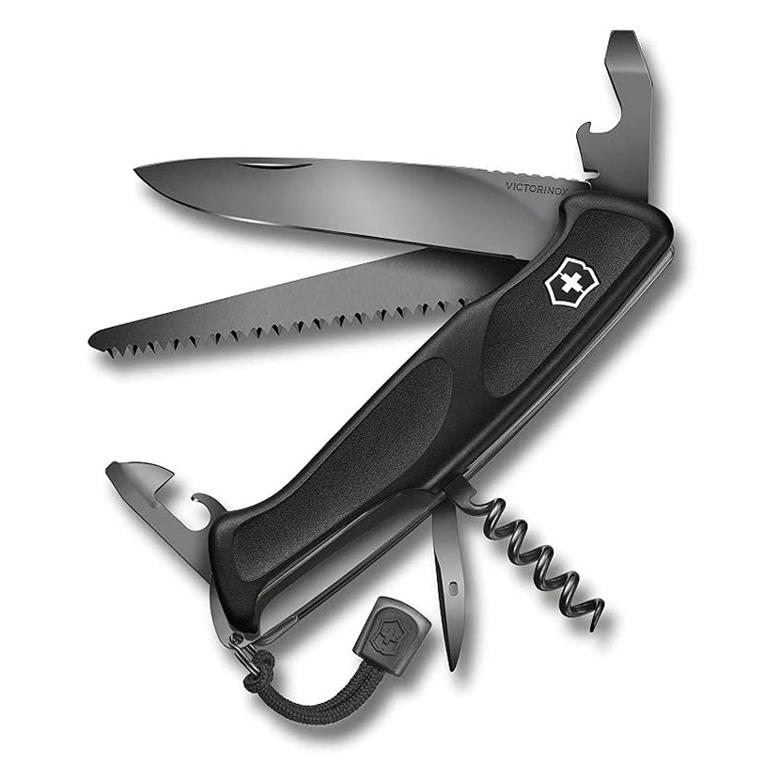 防災グッズ 日本正規品 Victorinox ビクトリノックス レンジャーグリップ55 オニキス 0 ...