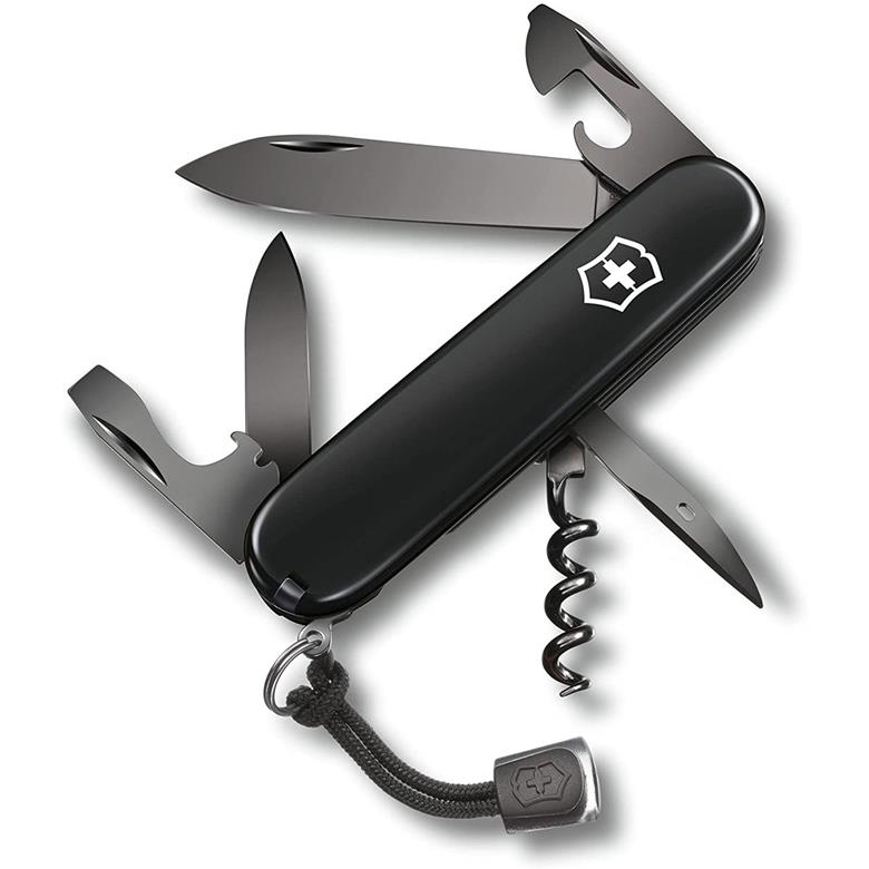 防災グッズ 日本正規品 Victorinox ビクトリノックス スパルタン オニキス 1.3603.31P 保証書付き 工具箱 コンパクト ギア 防災用品 キーホルダー カギ 鍵 アウトドア 登山 キャンプ 釣り マルチツール