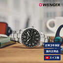 腕時計 メンズ腕時計 WENGER ウェンガー 日本正規品 ATTITUDE アティテュード ベルト幅22mm ステンレス製ブレスレット シルバー 文字盤..