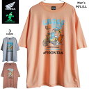 送料無料 Tシャツ HONDA クロスカブ メンズ 半袖 モンスターズワールド プロモーショングッズ ホンダカブ モトクロス cub ツーリング セサミ アメカジ 薄手 かわいい おしゃれ 父の日 ギフト アメコミ バイク レトロ ビンテージ風 レディース 大きいサイズ