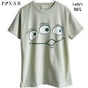 送料無料 Tシャツ リトルグリーンメン レディース メンズ ピクサー ディズニー トイストーリー ビッグフェイス BIGフェイス 顔 コミカル グリーン dis...