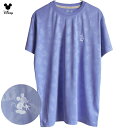 送料無料 Tシャツ ラベンダー パープル ミッキー ミッキーマウス ディズニー レディース UV対策 吸水 速乾 cool ドライウェア スポーツ ジョギング ヨガ ピラティス フィットネス ジム ドライメッシュ 刺繍 ワンポイント 派手 透かし 模様 総柄 ミッキーハンド バスケ(4)