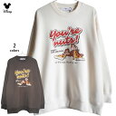 送料無料 ディズニー トレーナー チップとデール スウェット 裏起毛 disney レディース メンズ ペアルック りす リス かわいい ディズニーランド チッ...
