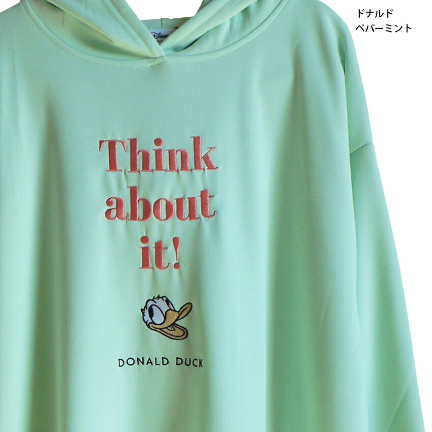 送料無料 ディズニー パーカー ドナルド ドナルドダック フーディー レディース オーバーサイズ メンズ..