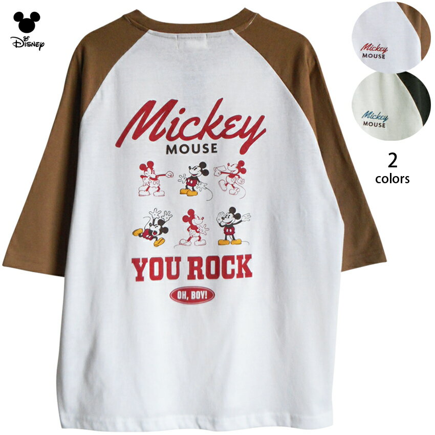 Tシャツ(長袖/七分) FRAMeWORK mickey Tee 楽天市場】ミッキー tシャツ 七分袖の通販