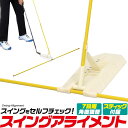 ゴルフ練習器具 【スティック付きスイングアライメント】スイング練習 スウェーの防止 素振り ゴルフ 練習器具 スイング練習 屋内室内 イメトレ golf 自宅練...