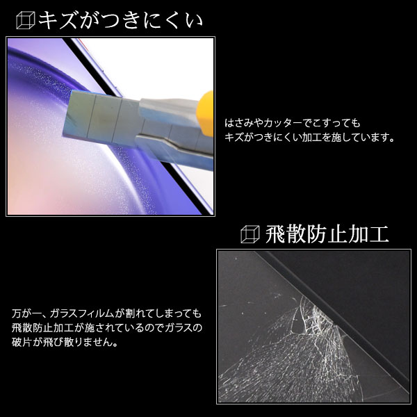 硝子【Galaxy A54 5G SC-53D/SCG21/UQ mobile用】sc53d ガラスフィルム scg21ガラスフィルム galaxy sc-53d 画面保護ガラス ギャラクシーa54ス scg21 au ギャラクシーscg21 uq 可愛い カワイイ おしゃれ シンプル sc-53d/scg21保護フィルム【送料無料】[M便 1/3]