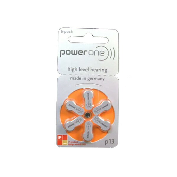 【送料無料】補聴器 電池 pr48 /ドイツ　Power One製補聴器電池PR48(P13)（パワーワン 補聴器 電池）[M便 1/20]