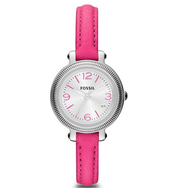 フォッシル 【送料無料】FOSSIL(フォッシル)HEATHER ES3302レディース腕時計【ピンクレザー】（ベルト細身 女性 フォッシル 時計 へザー 時計 ウォッチ レディース 腕時計 ギフト プレゼント クリスマス バレンタイン ホワイトデー 入学 卒業 就職）