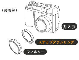 ������ѥ��ƥåץ�������37-34mm/52-37mm/62-58mm�ʥ���顡�ǥ����� �ե��륿�� ����դ� �Ѵ� ��󥰡�[M�� 1/4]