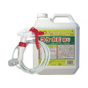 屋外用 コケカビ取り 4Lタイプ 噴射ノズル付きトーヤク【送料無料】【プラチナショップ】【プラチナSHOP】