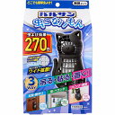 バルサン 虫こないもん 3WAY 無臭タイプ ネコ 270日 虫よけ 吊るす 吊る 貼る 置く 蚊 ユスリカ 玄関ドア 勝手口 窓 ベランダ リビング 寝室 虫除け 無臭