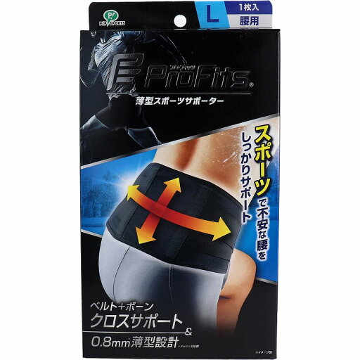 プロ・フィッツ 薄型スポーツサポーター 腰用 Lサイズ 1枚入 プロ・フィッツ 薄型スポーツサポーター 腰用 Lサイズ 1枚入