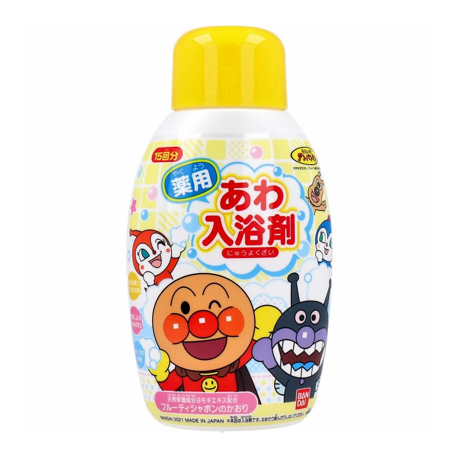 薬用　あわ入浴剤　ボトルタイプ　300mL　（アンパンマン／ポケットモンスター）【プラチナショップ】【プラチナSHOP】