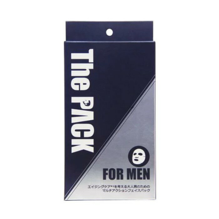 ザ・パック FOR MEN 5枚入 パック マスク パック フェイス シートマスク フェイスマスク フェイスパック 肌ケア 男性用 男性 メンズ コスメ スキン...