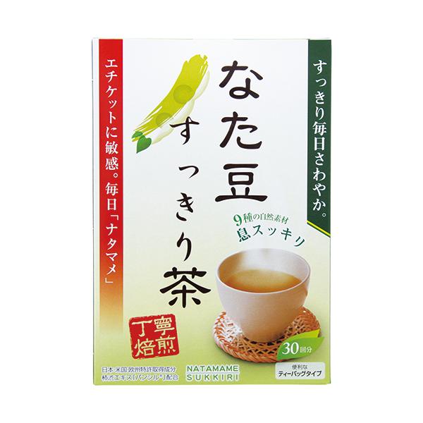 商品特徴 刀豆(なたまめ）は熱帯アジア原産で日本には江戸時代中期に伝わったといわれています。ナタマメのさやは40〜70cmにもなります。 お召し上がり方 ●やかんで煮出す場合 熱湯約1000ml程度にティーバック1〜2袋を いれて弱火で約5分煮出してください。 ●マグカップ・急須の場合ティーパック1袋を入れて、熱湯をティーバッグの上にかけるようににしておつぎください。 原材料名 刀豆、鳩麦、夷子草種子、黒大豆、杜仲葉、枇杷葉（びわ葉）、クマ笹、どくだみ、柿抽出エキス（パンシル） 規格 2g×30袋 JAN 4540936080081 区分/製造国 健康食品/日本 広告文責 株式会社メディアリンク　0276-55-5551 メーカー ウエルネスライフサイエンス