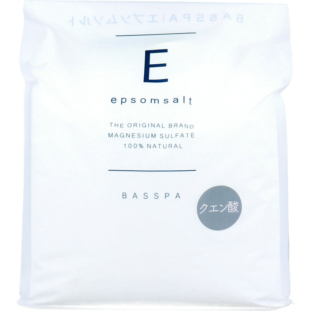 BASSPA(バスパ) エプソムソルト クエン酸 3kg エプソム ソルト 入浴剤 スパ入浴剤 ミネラル マグネシウム バスソルト 入浴 スパ体験 リラックス