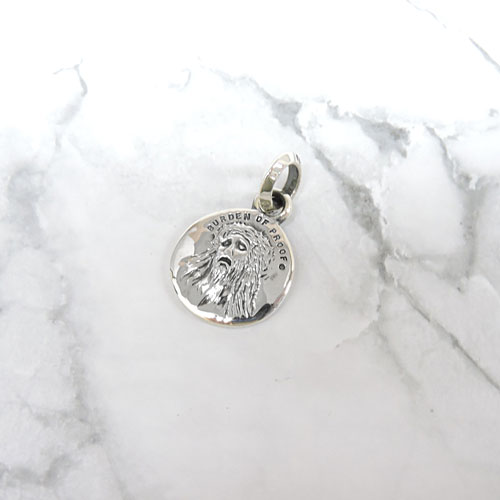 バーデンオブプルーフ BURDEN OF PROOF シルバーアクセ ジーザス・メダイシルバーペンダント