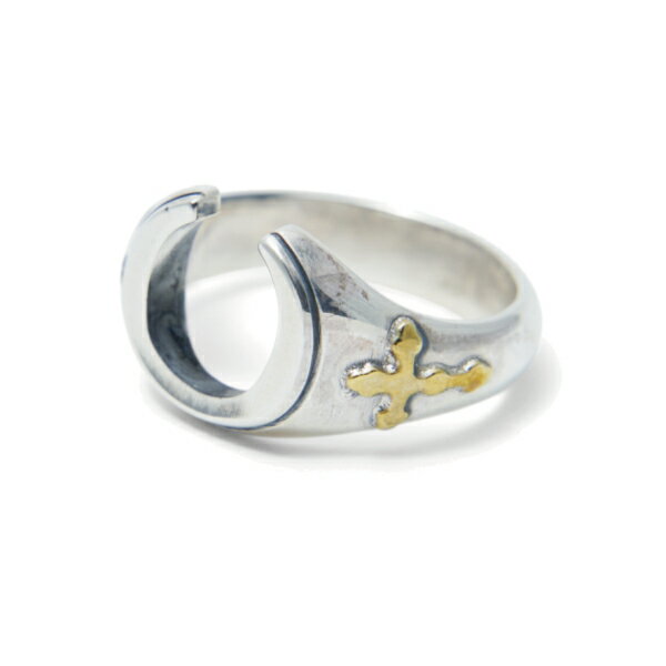 バーデンオブプルーフ BURDEN OF PROOF クローバー ホースシューリング SV925×BRASS