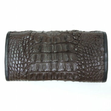 【BWL】Bill Wall Leather ビルウォールレザー【送料無料】【あす楽】CUSTOM HYBRID WALLET HORN BACK GATOR CROWN SNAP= NEW SPIDER(BROWN) カスタムハイブリッドウォレット ホーンバック ロングウォレット ワニ革 ブラウン 長財布