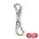 【BWL】Bill Wall Leather ビルウォールレザー【送料無料】【あす楽】/DOUBLE FISH HOOK CLIP　ダブルフィッシュフッククリップキーチェーン/シルバー