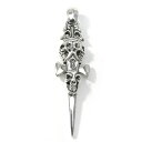 【BWL】Bill Wall Leather ビルウォールレザーTRIPLE G.L.S DAGGER MEDIUM トリプルグッドラックスカルダガーミディアムペンダント/シルバー